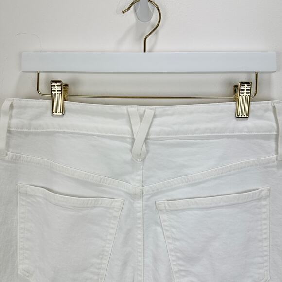 J.Crew Curvy Slim Wide Leg Jean White High Waisted Classic Denim US 29 NWT - Picture 10 of 14